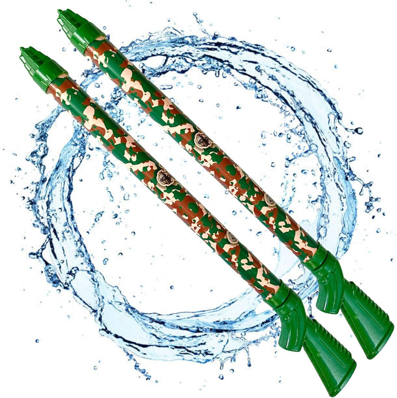 Evisha Army Print Water Pump Water Guns, Holi Pichkari Water Pistol for Holi Festival Water Gun(Green)
