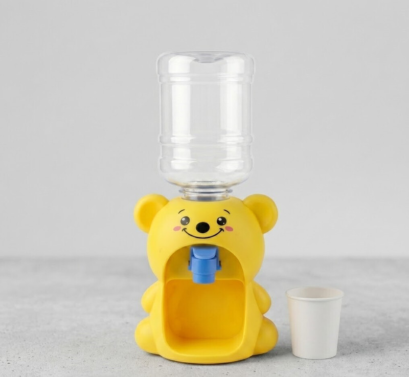 A Cube Cute Bear Shaped Mini Water Dispenser for Kids| Toy for kids| Baby toy Water Gun(Multicolor)