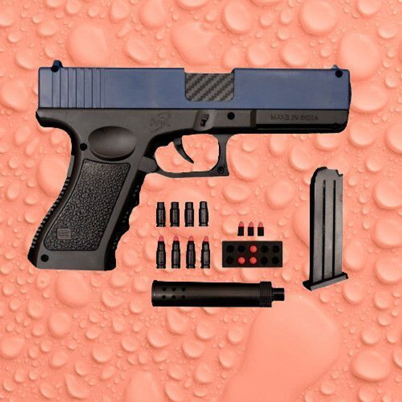 GEX Pistol Toy Gun for Kids (R-U)-TG20 Guns & Darts(Blue, Black)