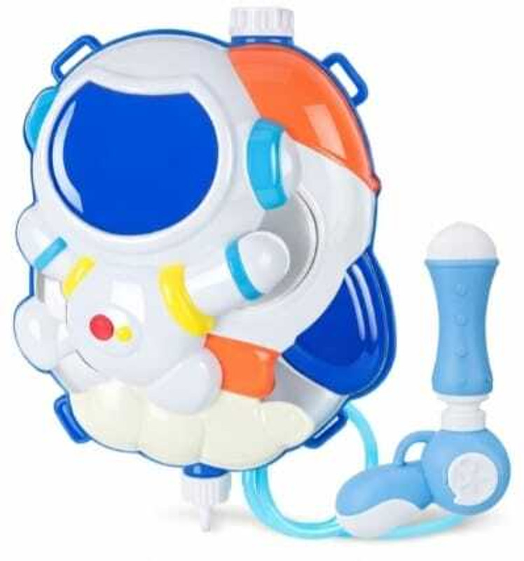HAPPY CHAPPIE Astronaut Themed Backpack Water Gun for Kids Large Capacity Tank Pichkari Water Gun(Multicolor)