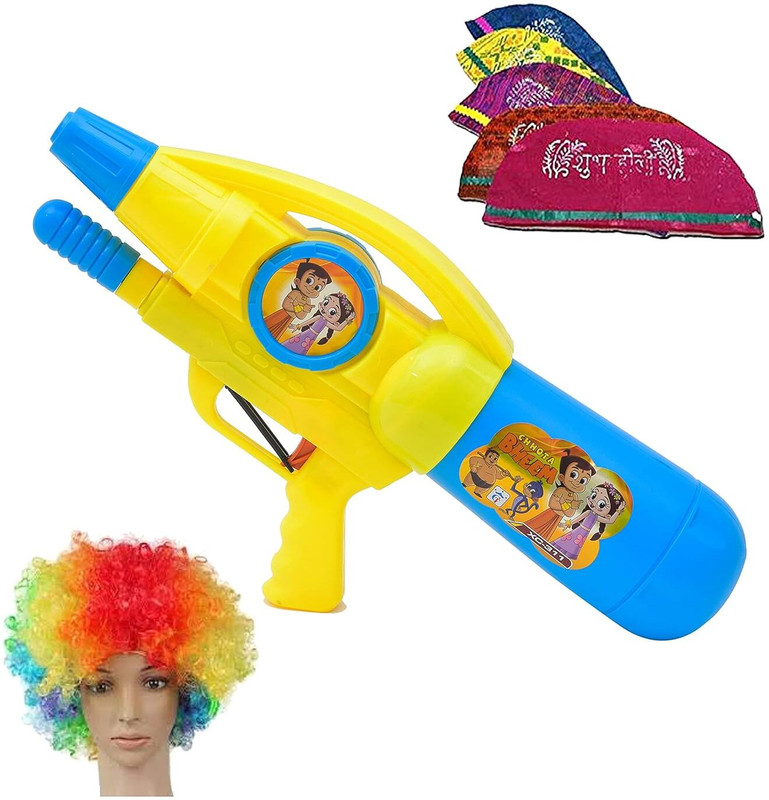Brown Leaf HIGH PRESSURE WATER GUN PICHKARI FOT HOLI Water Gun(Purple)