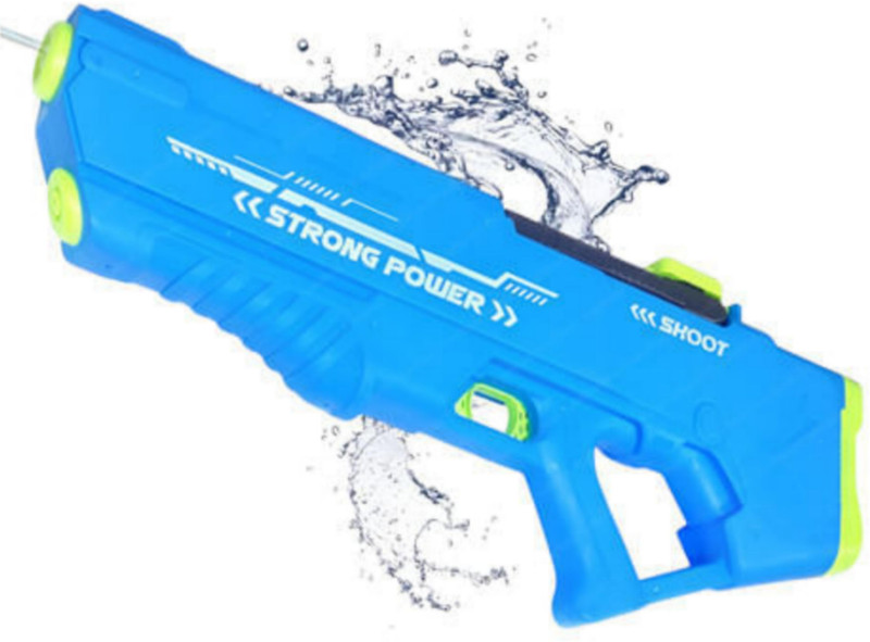 Toybot Big Automatic Electric Water Gun Toy with Auto Water Absorption Long-Range Holi Water Gun(Blue)