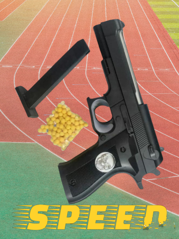 SHIVRAJ Dhinchak IPL bhai log ki toy mouser gun with bullets Guns & Darts(Black)