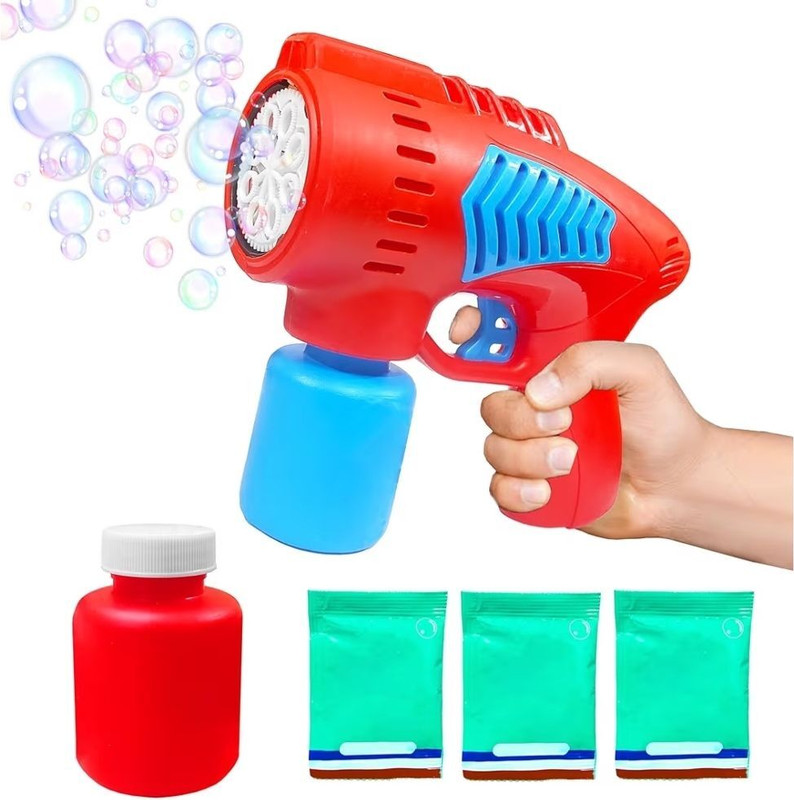 SJVJ automatic blowing bubble gun for kids. Water Gun(Multicolor)