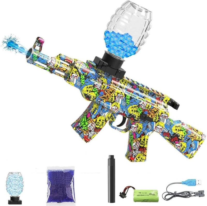 Kidzano Electric Gel Water Ball Blaster Gun in Automatic Gel Blaster Gun Toy for kids Guns & Darts(Multicolor)