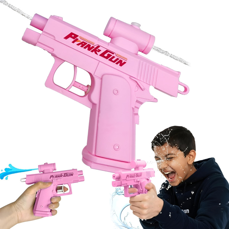 Aapaga Holi Pichkari Water Prank Gun Toys Gift For 10 Years Boys Kids Pranks Gifts Guns Water Gun(Pink)