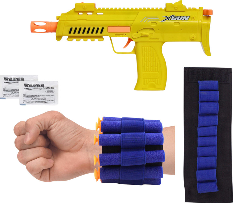 Toy Cloud Soft Blaster Dart Gun Toy with 30 Soft Foam Darts & 1 Hand Strap for Darts Guns & Darts(Blue, White)