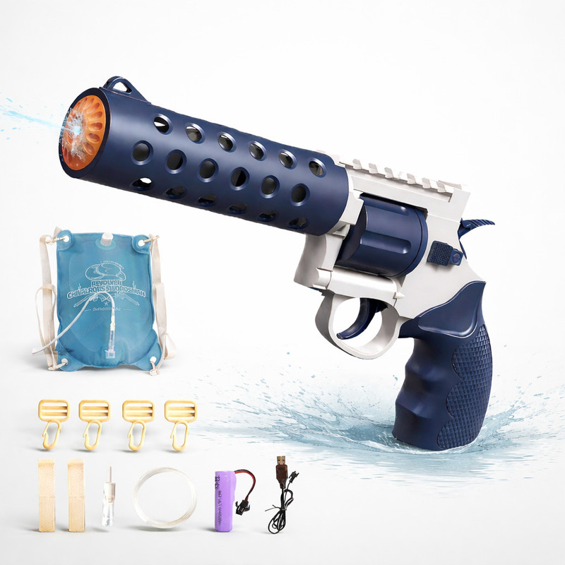GKNEX Best High-Pressure Water Blaster with Backpack, Kids Outdoor Toy Water Gun(Multicolor)