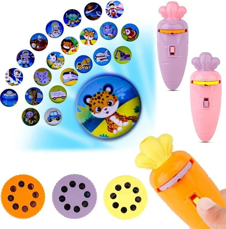 ZUNBELLA Projector Toy Gun with Realistic Sound, Telescope and Light Effect Guns & Darts(Multicolor)