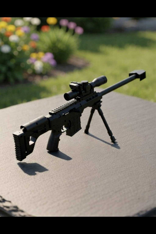 vanshanchal 90 CM LONG TOY GUN WITH BB BULLETS Darts & Plastic Bullets(Black)