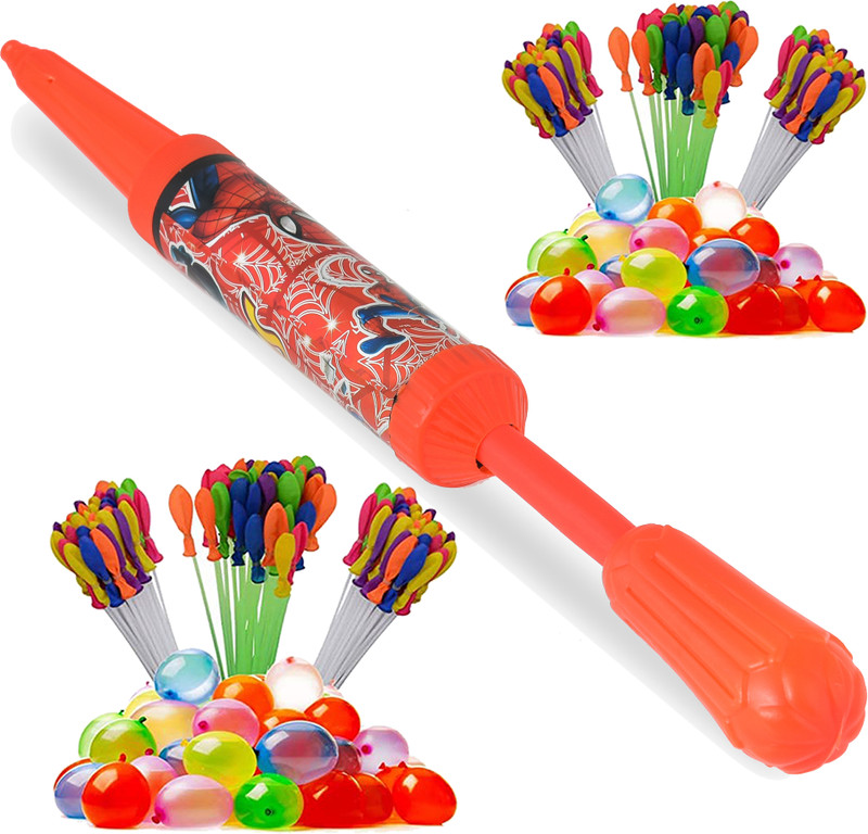 Brown Leaf (1 Pichkari + 10 Holi Cap)for Children Holi Festival & Summer Pool Party Fun Water Gun(Multicolor)