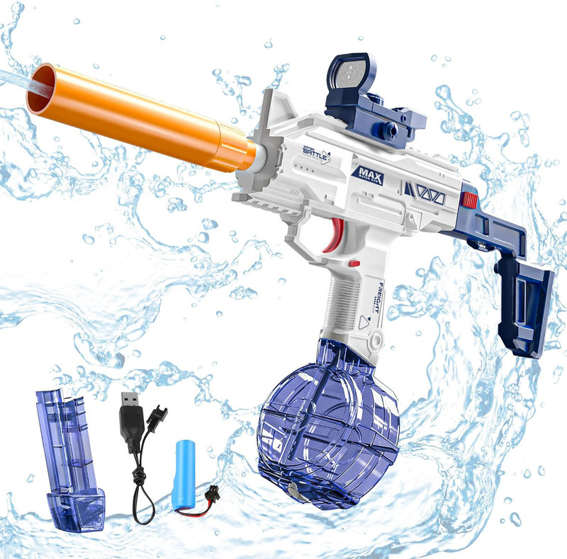 star impex Electric Water Gun Automatic Guns up to 35 FT Long Range Summer Toys for Kids Water Gun(Multicolor)