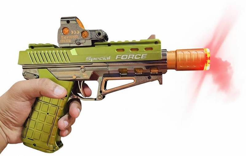 Xcillince Toys Special Force Light, Sound & Smoke Illusion Toy Gun Guns & Darts(Multicolor)