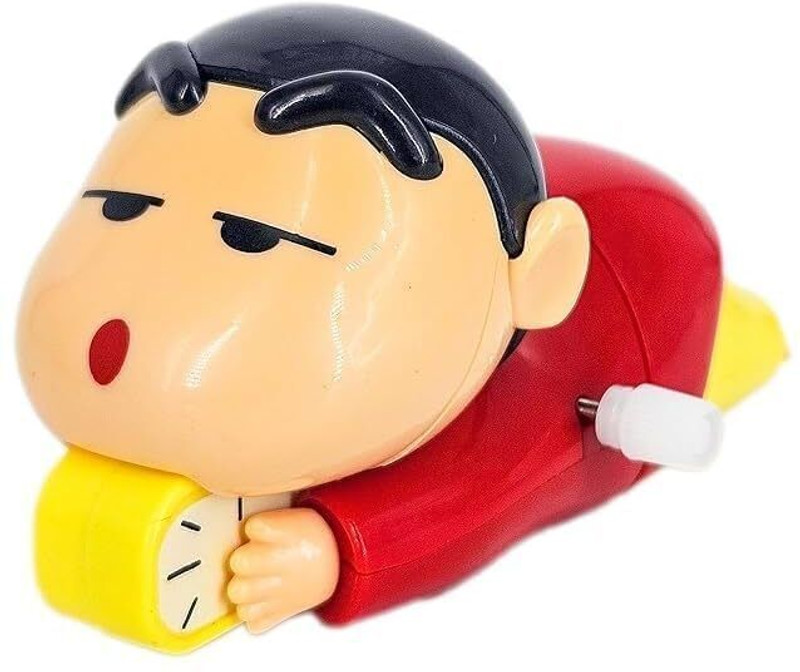 BM brothers Shinchan Manual Clockwork Toy Anime 5CM Character Ninja Gears(Multicolor)