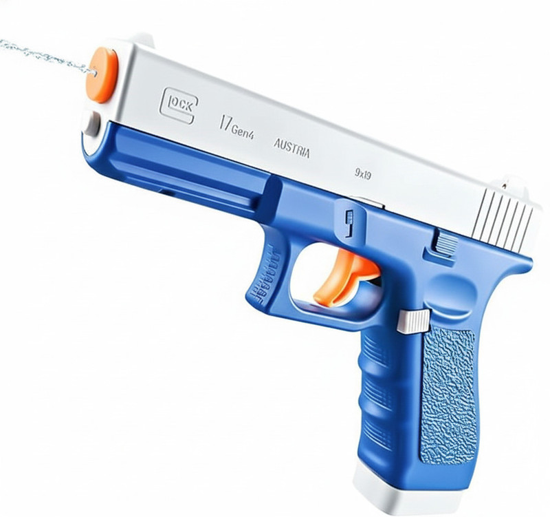 Sesonby Electric Water Gun for Pool Party, Powerful Gun Water Fighting for Holi Festival Water Gun(Blue)