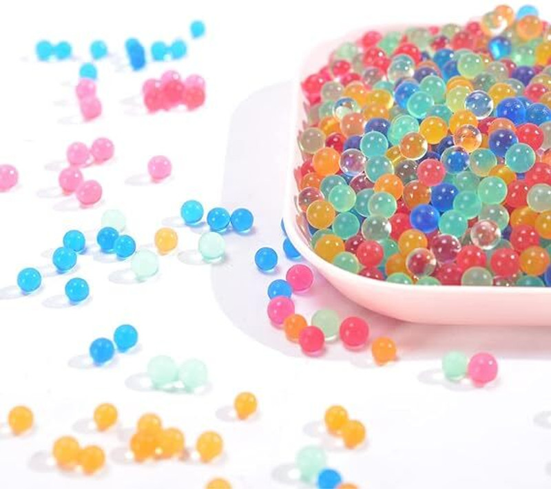 CrazyBuy 2500 Pcs Water Gel Balls For Gel Blasters Toygun Pack of 5 Water Gun(Multicolor)