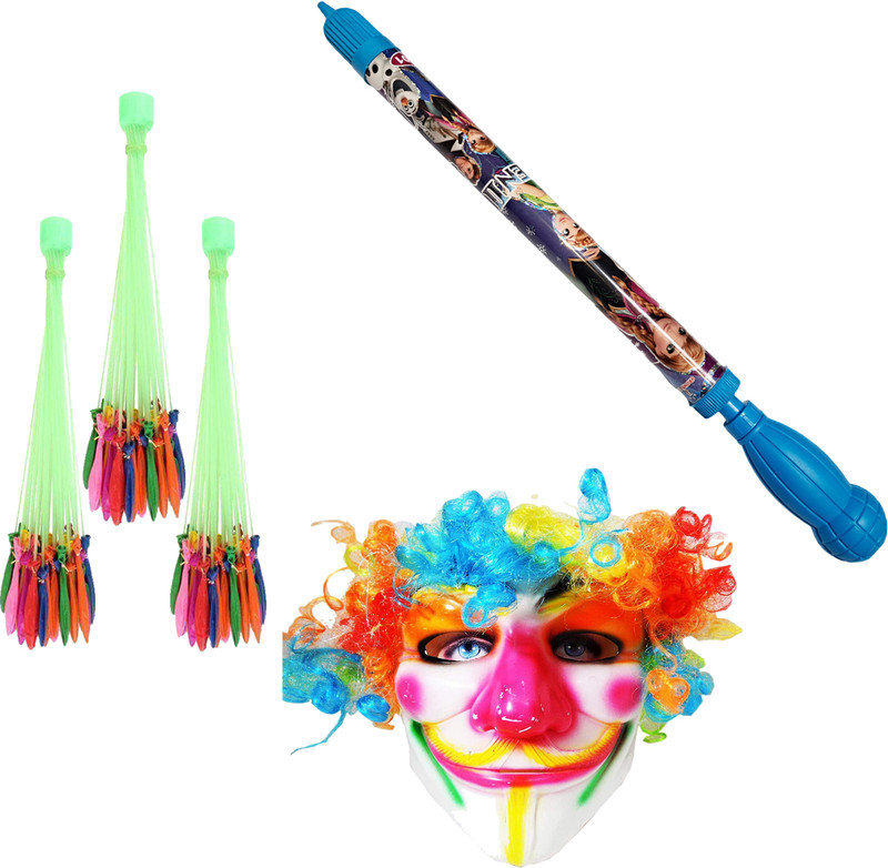 Brown Leaf Blue Pipe Pichkari High Presdsure Water Gun For Holi Celebration Water Gun(Blue)