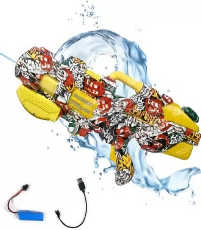 SHIVMYRA Military Electric Water Gun Toy -Range 20-40ft Water Guns Guns & Darts Water Gun(Multicolor)