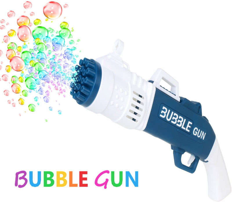 CADDLE & TOES Bubble Maker Gun Toys Electric Water Bubble Gun Toy For Kids Water Gun(Pink)