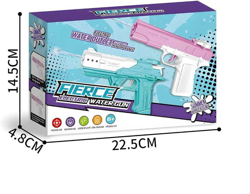 RIGHT SEARCH Summer Outdoor Pool Toy, Educational Shooting Pistol Water Gun(Multicolor)
