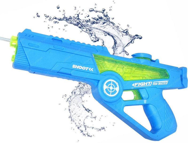 FunBlast Rechargeable Water Blaster Gun Toy with 25 Ft Long Range, High Pressure Water Gun(Blue)