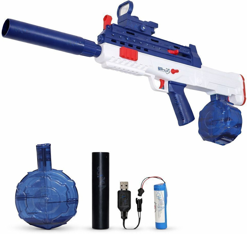 VikriDa Electric Automatic Water Gun for Holi 95 Style Rifle, 25–32 Ft Range Water Gun(Multicolor)