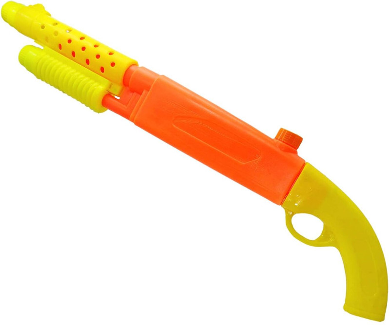 Brown Leaf 1 Double Shot Led Light Pressure Water Toy Pichkari for Kids Holi & Pool Party Water Gun(Multicolor)