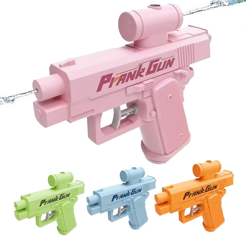 Ascension Prank Two-Way Water Gun Double Spray Squirt Toy for Kids and Adults(Pack Of 4) Water Gun(Multicolor)