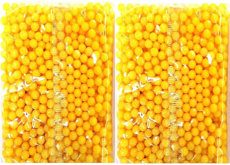 SOMETHING4U 400pcs Plastic BB Bullets For Guns bullet ,Kids Toy Guns 6mm Bullets Darts & Plastic Bullets(Yellow)