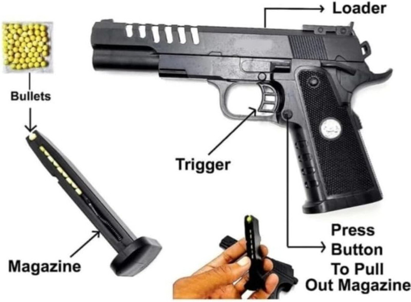 SHIVRAJ New DesignReal rooking battle toy gun for the kids and adults Guns & Darts(Black)