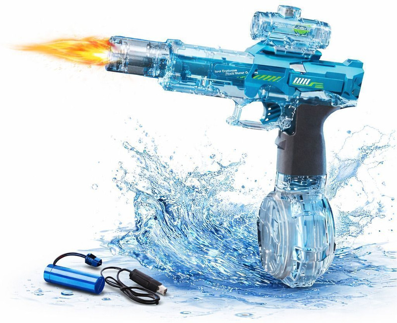 MEMOBEES Electric Outdoor Water Gun | Holi Special Pichkari for Kids Water Gun(Multicolor)