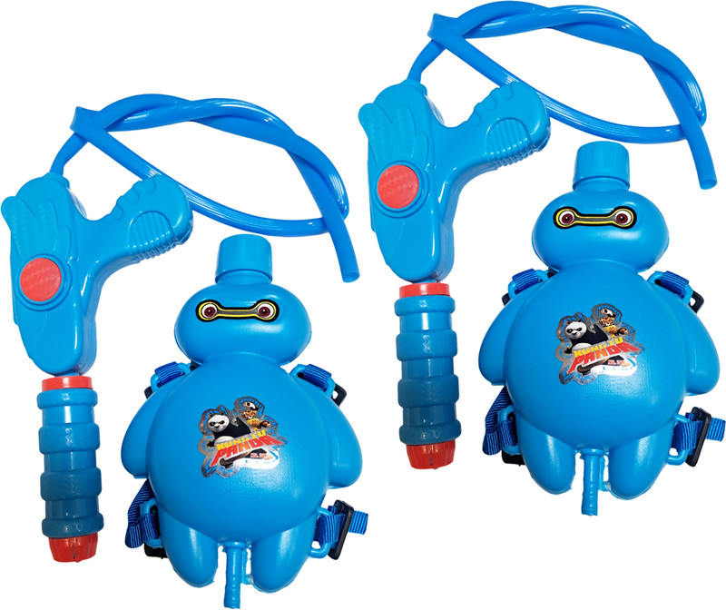 Brown Leaf High Pressure Gun Water Tank Pichkari For Boys And Girls Holi Party favor Water Gun(Blue)