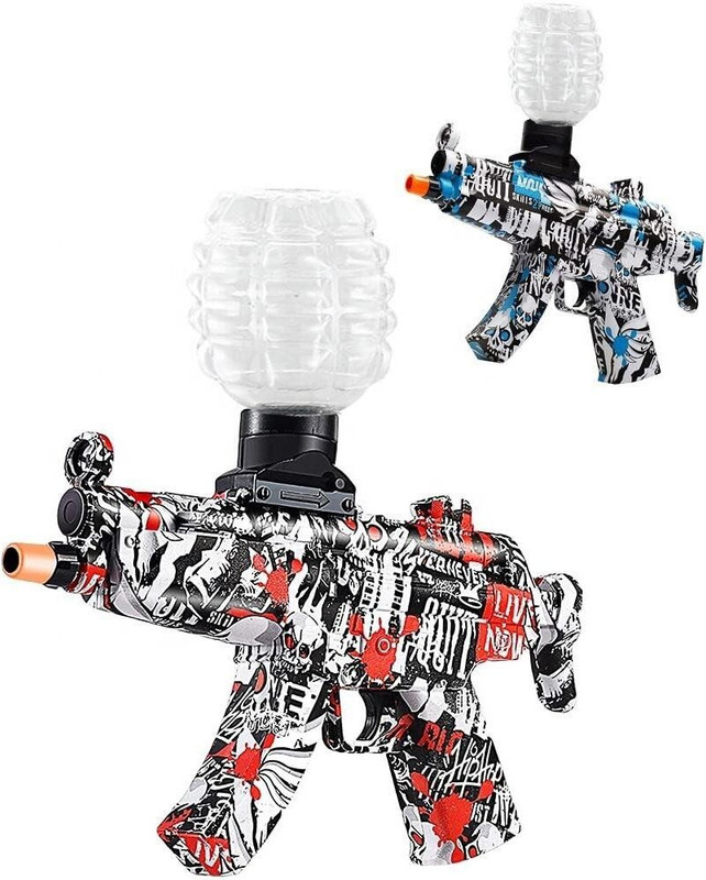 Toyrama Clock Pistol Water Bullet Gun Toy for Kids, Automatic Soft Bullet Mchine Gun Water Gun(Multicolor)
