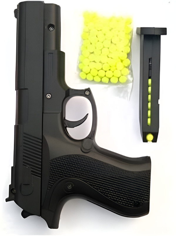 Cambly Plastic Air Sports Mauser Toy Gun with 60 Count 6mm BB Bullets for Kids Guns & Darts(Multicolor)