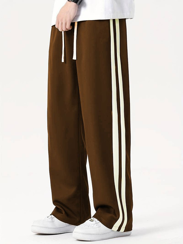 DL Fashion Solid Men Brown Track Pants