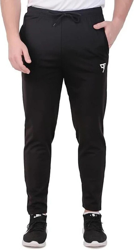 Shekha Fashion Solid Men Black Track Pants