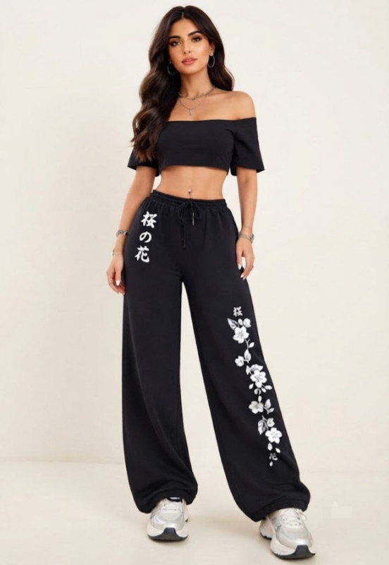 GeetaKashiStore Solid Women Black Track Pants