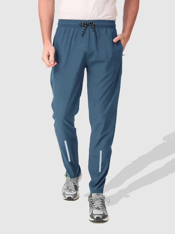 AVOLT Colorblock Men Grey Track Pants