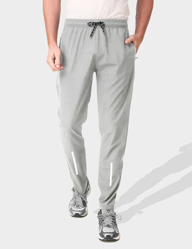 AVOLT Colorblock Men Grey Track Pants