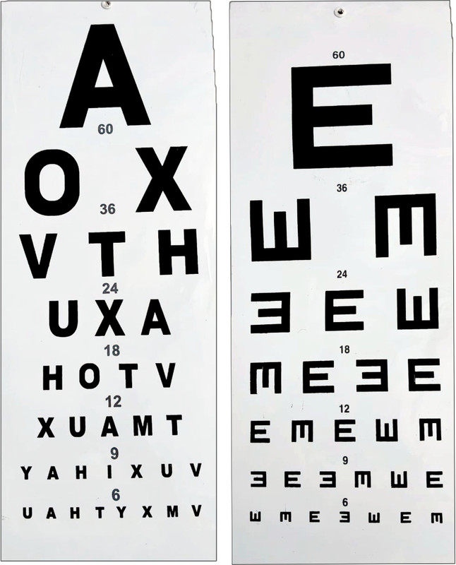 Eagle Eye Products EEP® || Eye VISION Test Chart || Snellen Eye Chart || Number and Alphabet Combo Trail Frame