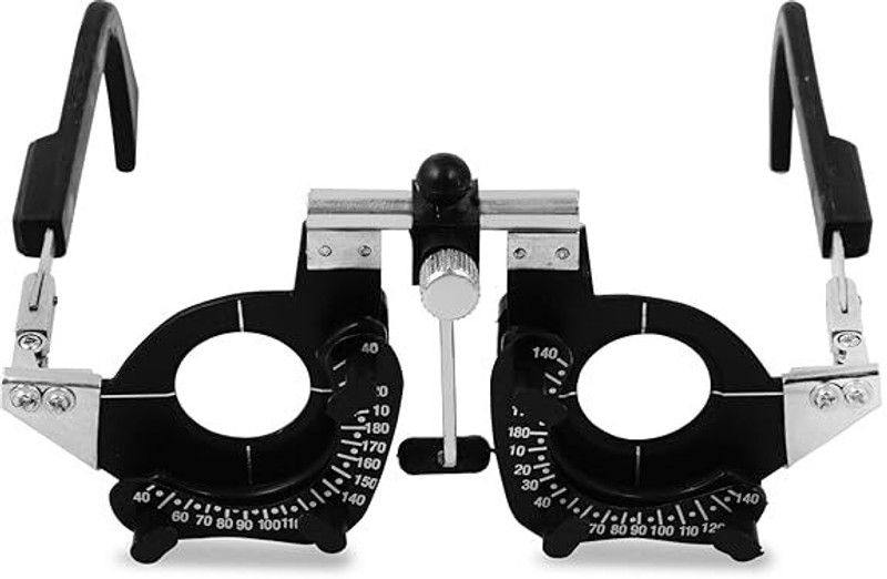 SA OPHTHALMIC Lightweight and P.D Adjustable Black Trial Lens Frame For Eye Check Up for Kids Trail Frame