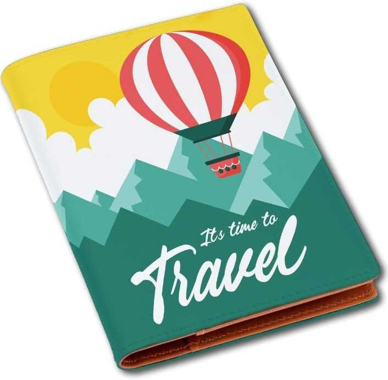 GRAPHICGIFT Leather Travel Passport Holder Stylish & Durable Travel Wallet for Men & Women(Multicolor)