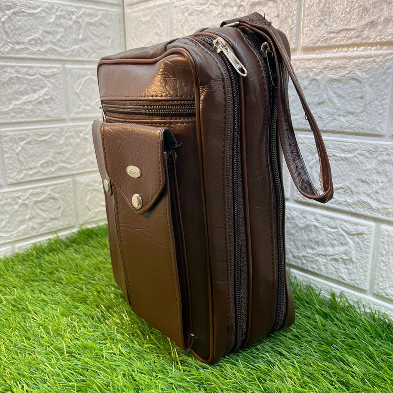 BATUTA HUB Multipurpose travel Documents makeup kit pouch medicin organizer bag Travel kit(Brown)