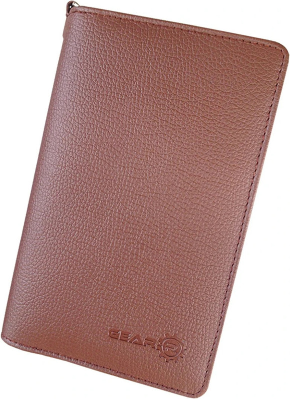 Gear-R Passport Wallet 4 Passports for Large Family (Brown)(Brown)