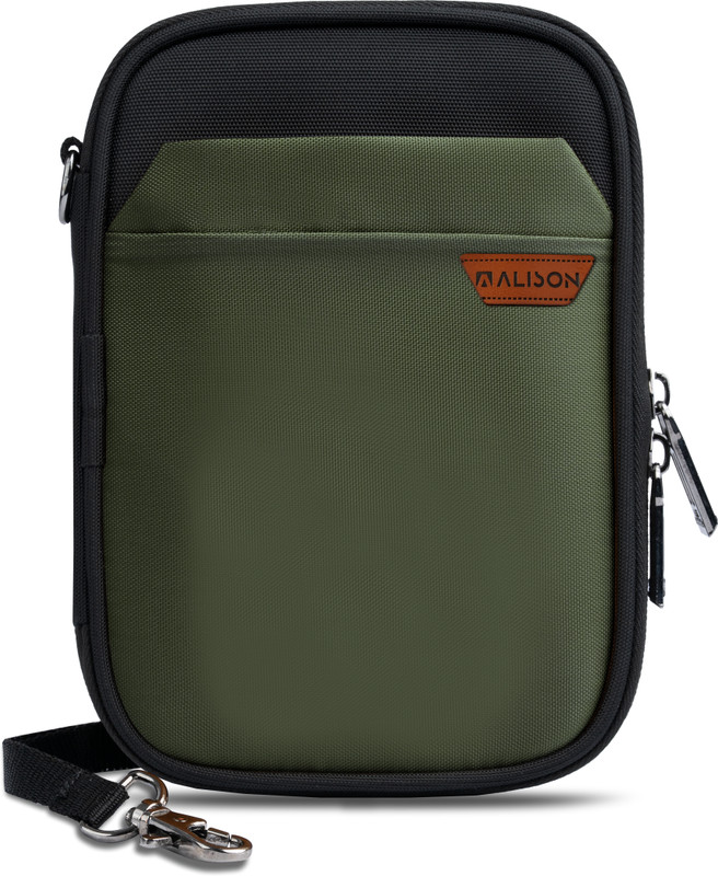 Alison Passport Wallet Pouch Travel Organizer Bag for Cheque Book SIM Card Mobile Money(Green)