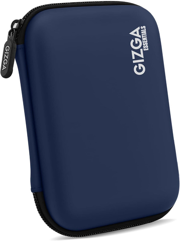 Gizga Essentials Travel Organizer Pouch for Data Cable, Pen Drives, Memory Card, Earphones(Blue)