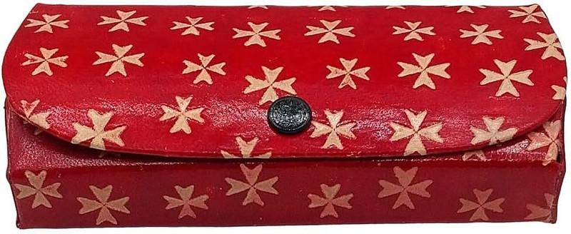Tej Gifts Designer Leather Hard sunglasses Case Specs/Glares Cases/Waterproof Eyeglasses Cosmetic Bag