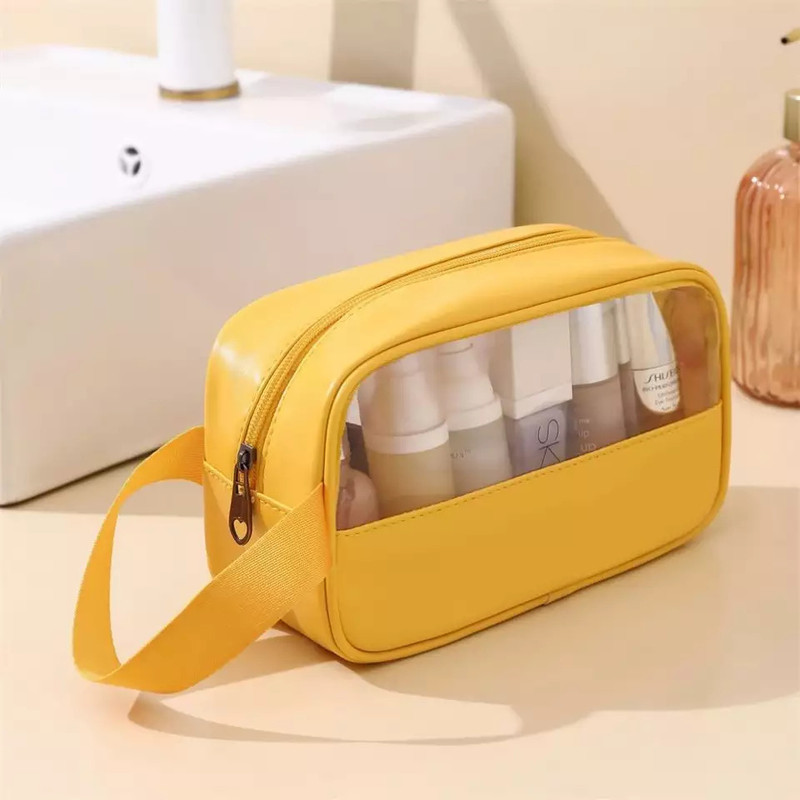 Luxula Travel Toiletry Cosmetic PVC Zipper Makeup Carry Small Wash Bag Organizer Cosmetic Bag