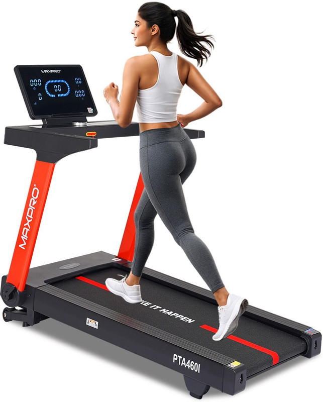Maxpro PTA460I 15 Level Auto Incline Treadmill,6 HP Peak DC Motor,Max.User Weight 140kg Treadmill (Max Weight:140 kg)