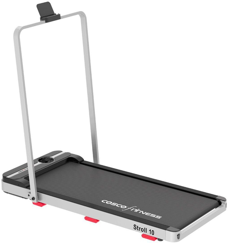cosco fitness Stroll 10 1HP DC Treadmill 90kg Load 2 Level Manual Incline Running Belt 10km/hr Treadmill (Max Weight:90 kg)